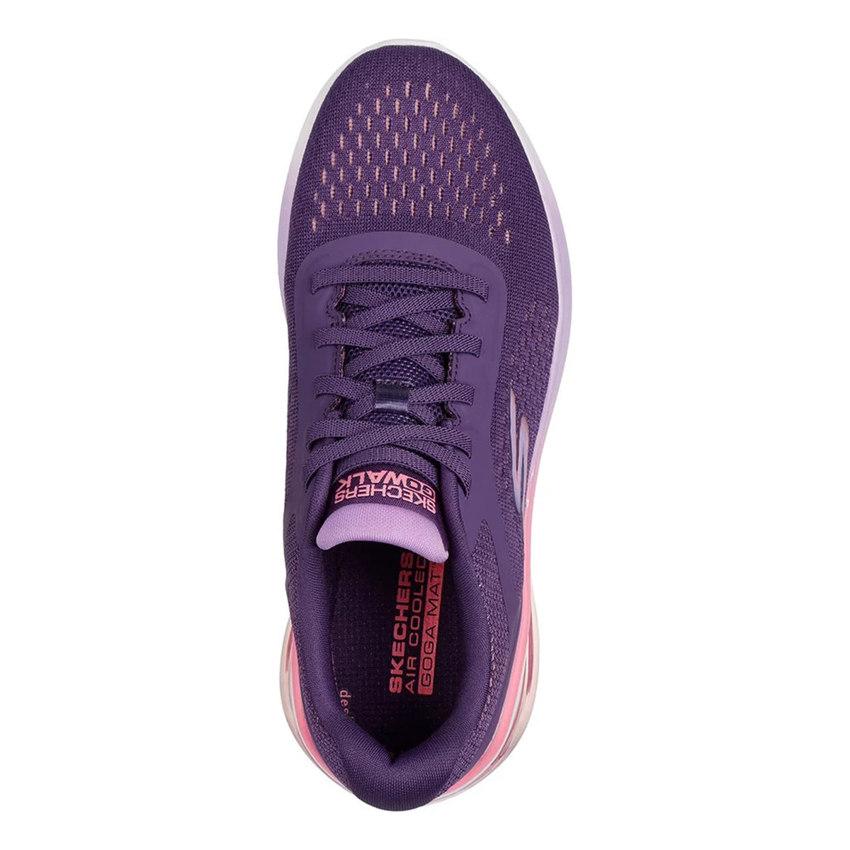 Plum - Lifestyle - Skechers Womens-Ladies Go Walk Air 3.0 Trainers
