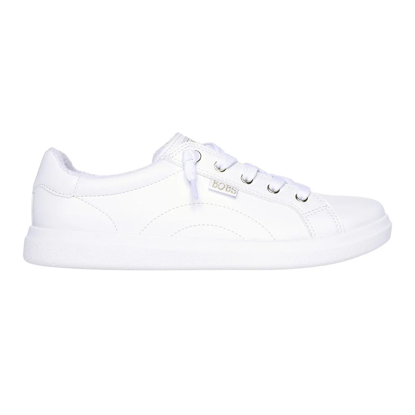 White - Side - Skechers Womens-Ladies Bobs D´Vine Instant Delight Trainers