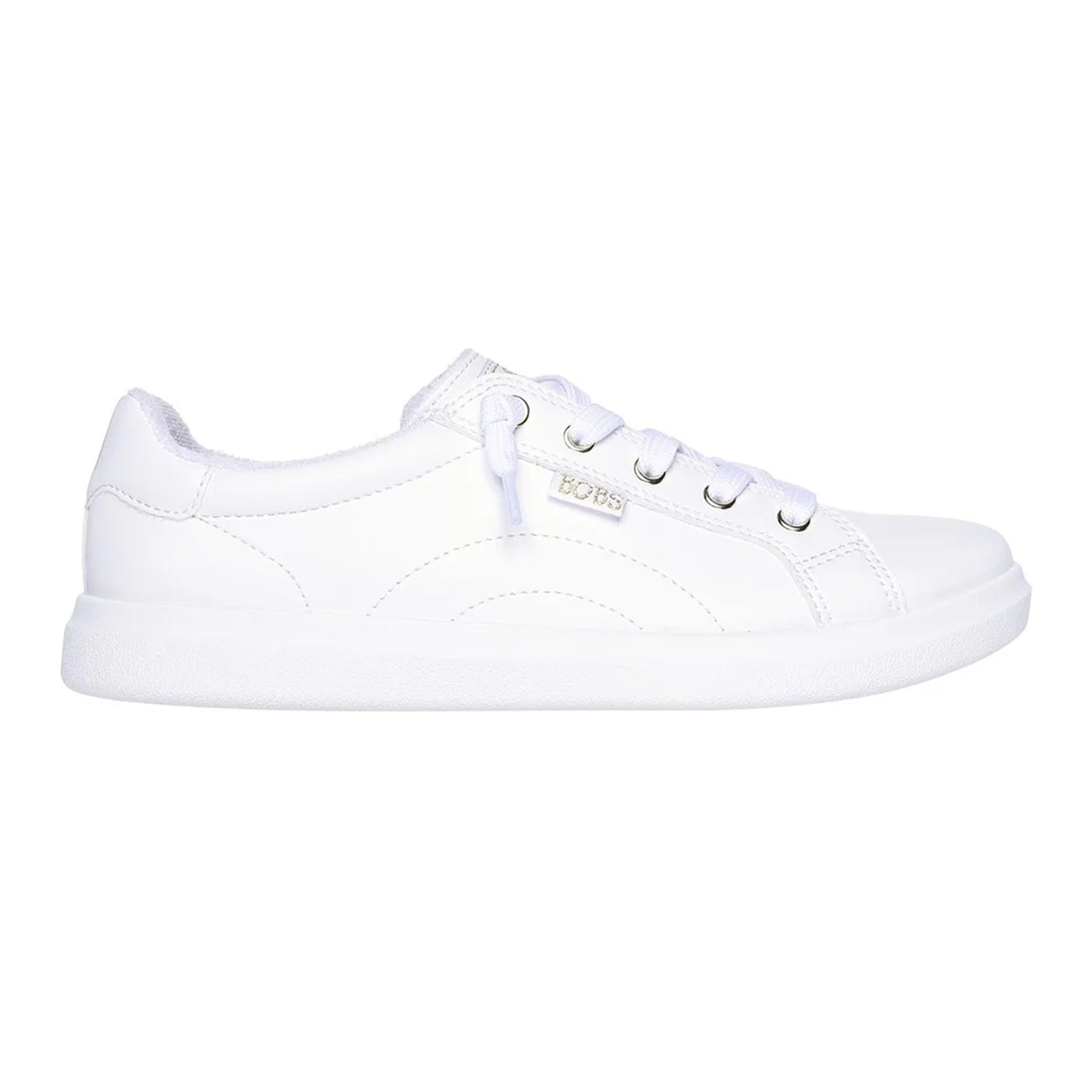 White - Side - Skechers Womens-Ladies Bobs D´Vine Instant Delight Trainers