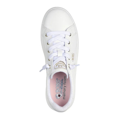 White - Lifestyle - Skechers Womens-Ladies Bobs D´Vine Instant Delight Trainers