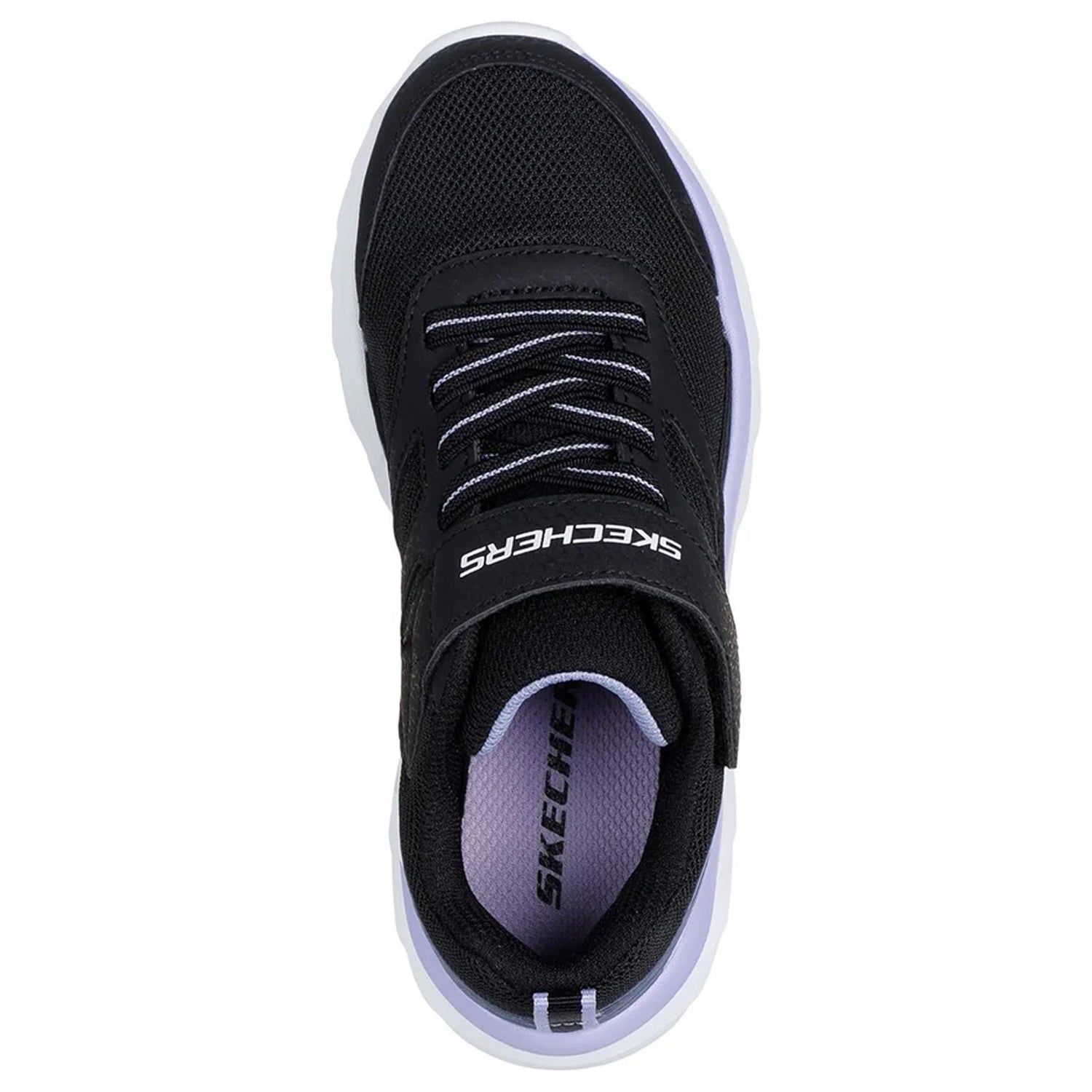 Black-Lavender - Lifestyle - Skechers Girls Boundless Trainers