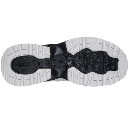 Grey-Black - Back - Skechers Mens Viking AT Suede Hiking Shoes