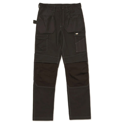 Black - Front - Caterpillar Mens Essential Stretch Work Trousers