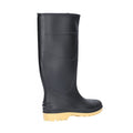 Black - Back - Dikamar Pricebuster-Evora Wellington - Mens Boots - Plain Rubber Wellingtons