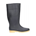Black - Side - Dikamar Pricebuster-Evora Wellington - Mens Boots - Plain Rubber Wellingtons