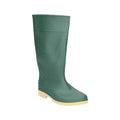 Green - Front - Dikamar Pricebuster-Evora Wellington - Mens Boots - Plain Rubber Wellingtons