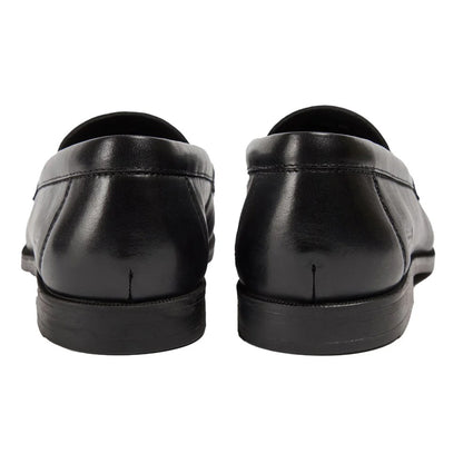 Black - Back - POD Boys Islay Leather Loafers