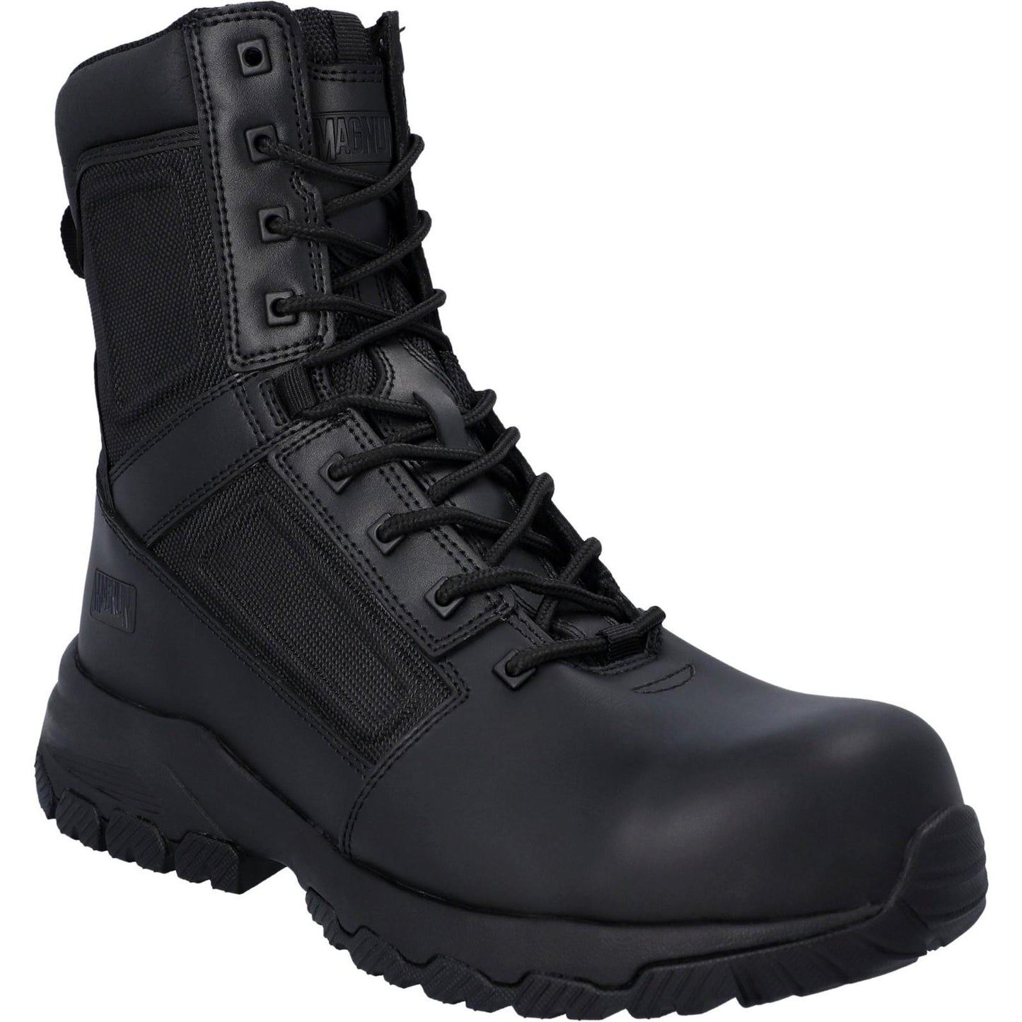 Black - Front - Magnum Unisex Adult Vanguard 8.0 Leather Safety Boots