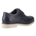 Navy - Back - POD Mens Hampton Italian Leather Oxfords