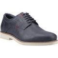 Navy - Front - POD Mens Hampton Italian Leather Oxfords