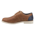 Brown - Side - POD Mens Hampton Italian Leather Oxfords