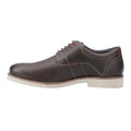 Grey - Side - POD Mens Hampton Italian Leather Oxfords