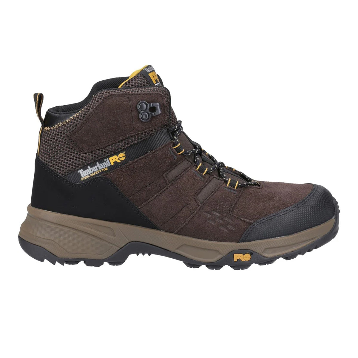 Dark Brown - Side - Timberland Pro Mens Safety Boots