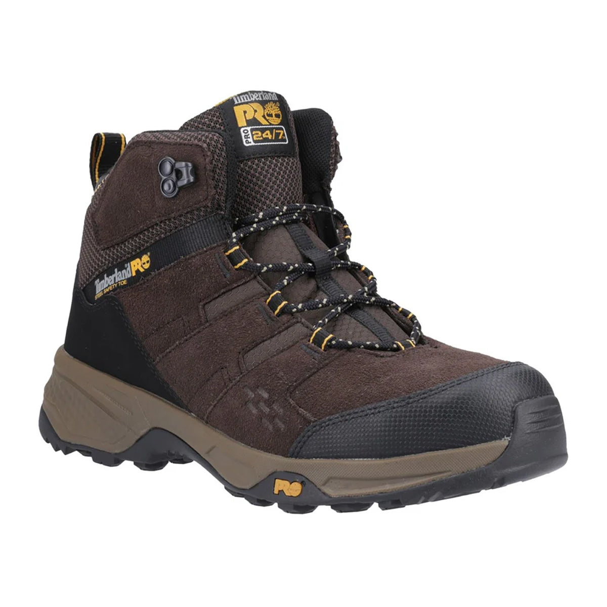 Dark Brown - Front - Timberland Pro Mens Safety Boots