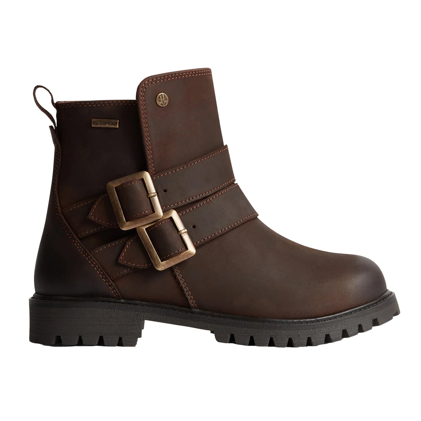 Brown - Side - Hunter Womens-Ladies Ness Ankle Boots