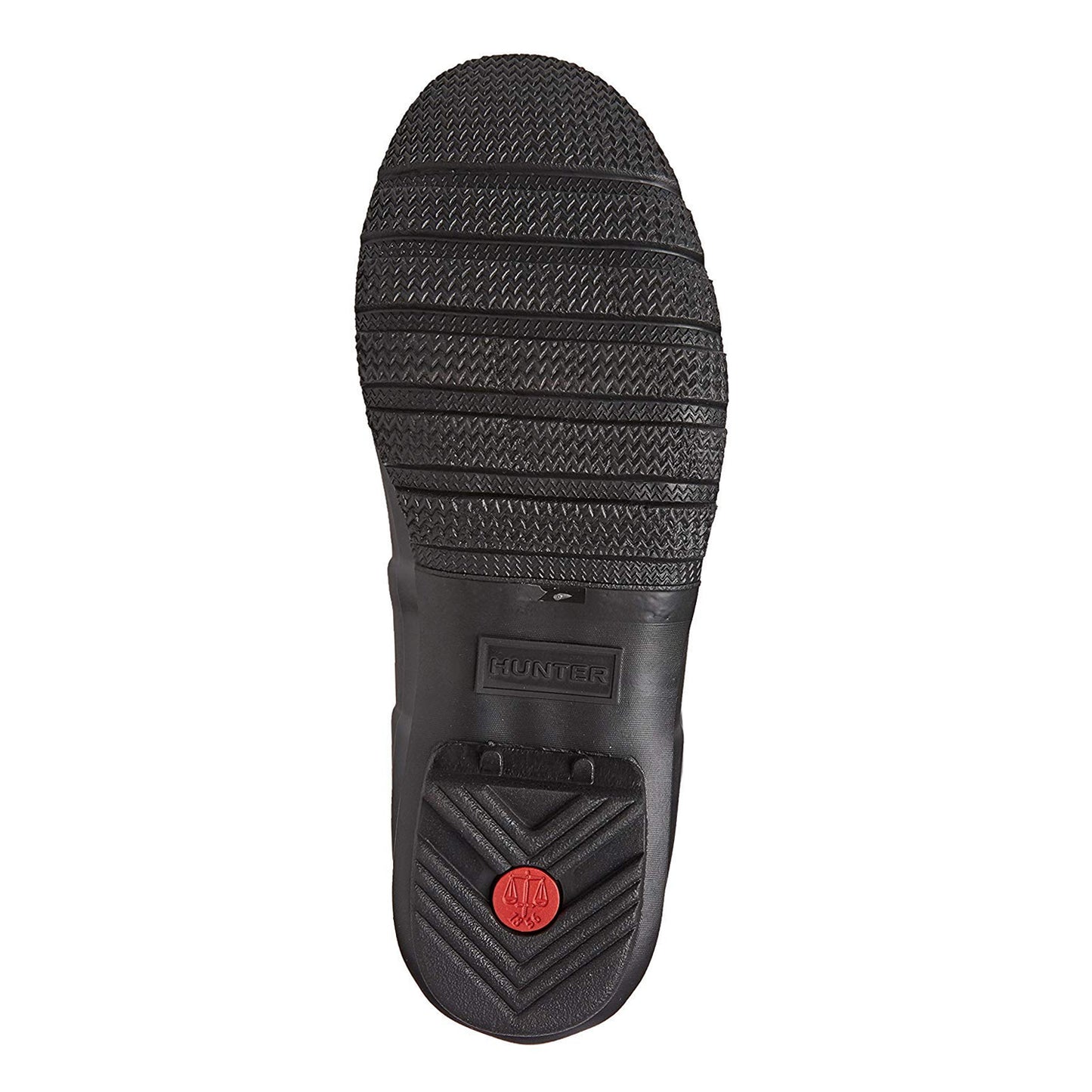 Black - Side - Hunter Mens Wellington Boots