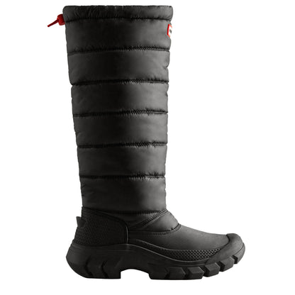Black - Front - Hunter Womens-Ladies Intrepid Tall Snow Boots