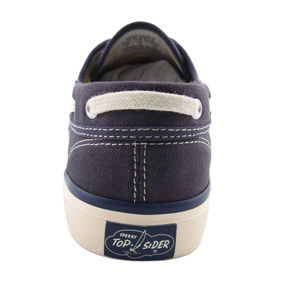 Navy - Back - Sperry Mens Seamate Boat Shoes