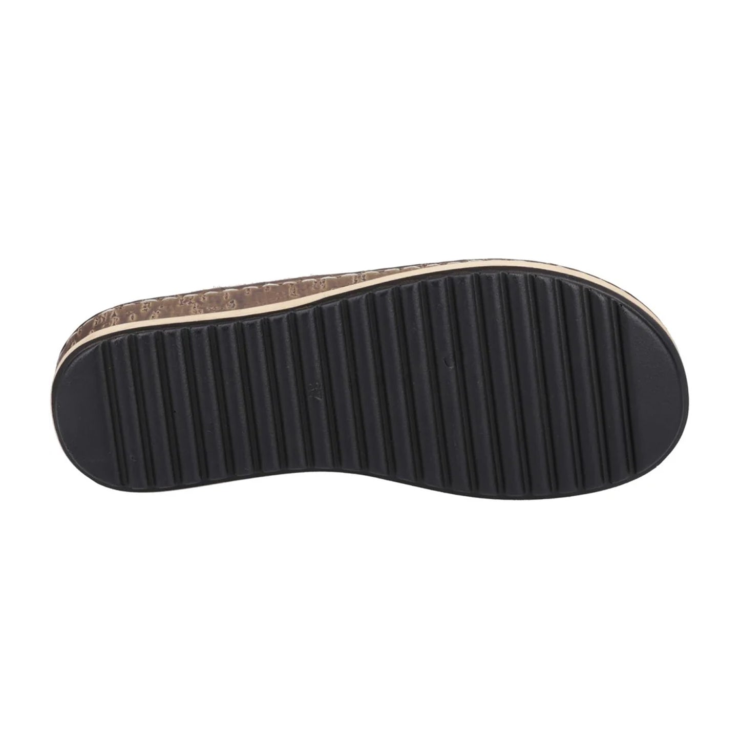 Gold - Pack Shot - Hush Puppies Womens-Ladies Elissa Suede Toe Post Sandals