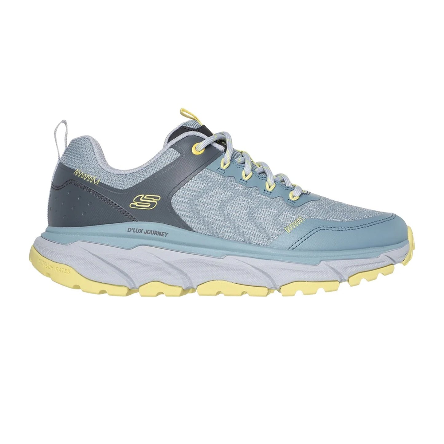 Blue-Yellow - Side - Skechers Womens-Ladies D´Lux Journey Marigold Trainers