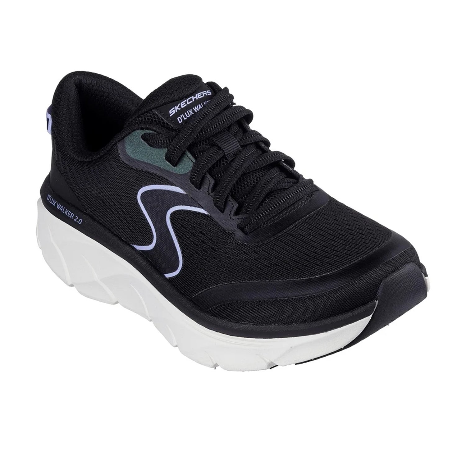 Black - Front - Skechers Womens-Ladies D´Lux Walker 2.0 Active Pace Trainers