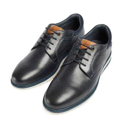 Navy - Lifestyle - POD Mens Merlin Leather Casual Shoes