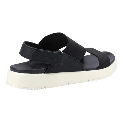Black - Back - Hush Puppies Womens-Ladies Sandals
