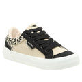 Black-Natural - Side - Rocket Dog Womens-Ladies Cheery Colour Block Faux Suede Trainers