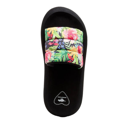 Black-Multicoloured - Side - Rocket Dog Womens-Ladies Splash Bahama Flip Flops