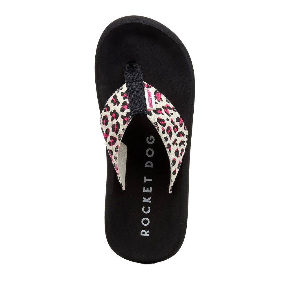 Hot Pink - Side - Rocket Dog Womens-Ladies Spotlight Monroe Flip Flops