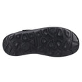 Black - Pack Shot - Hush Puppies Mens Albert Fisherman Leather Sandals