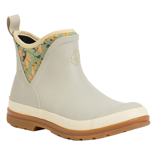 Gravel-Grey - Front - Muck Boots Womens-Ladies Originals Ankle Wellington Boots