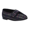 Check - Front - GBS Bill Touch Fastening Slipper - Mens Slippers - Mens Slipper