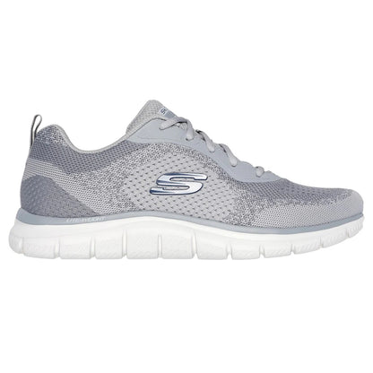 Grey - Back - Skechers Mens Track Glendor Trainers