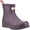 Black-Grape - Front - Hunter Womens-Ladies Play Short Wellington Boots
