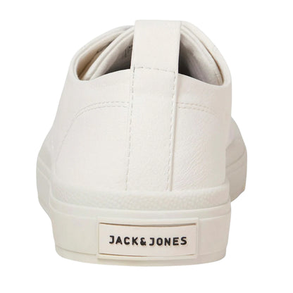 Bright White - Back - Jack And Jones Mens Bayswater Trainers