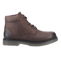 Brown - Side - Amblers Mens Bath Leather Boots