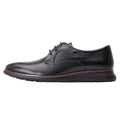 Black - Lifestyle - Base London Mens Wing Leather Derby Shoes