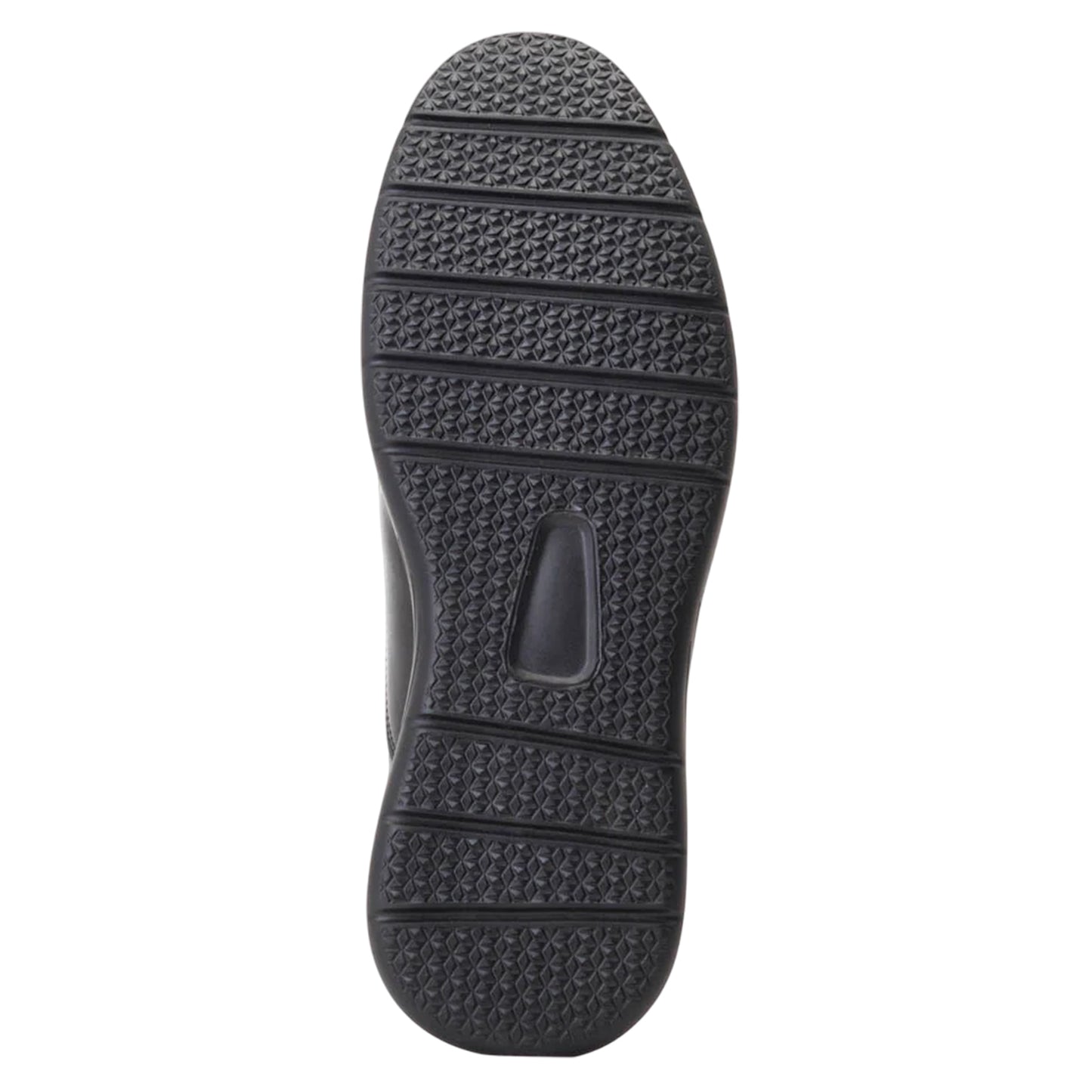 Black - Close up - Base London Mens Wing Leather Derby Shoes