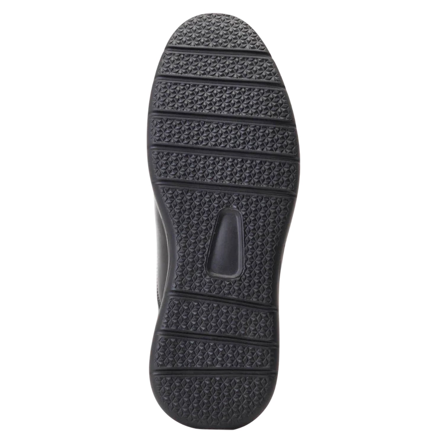 Black - Close up - Base London Mens Wing Leather Derby Shoes