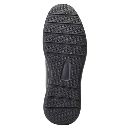 Black - Close up - Base London Mens Wing Leather Derby Shoes