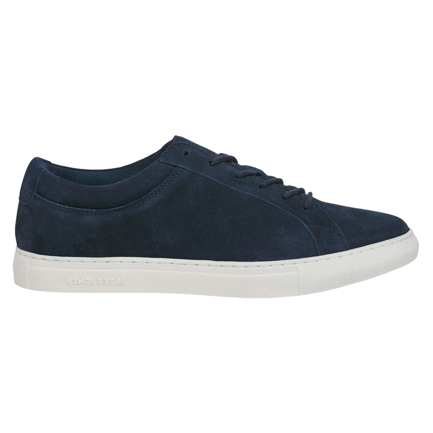 Navy Blazer - Side - Jack And Jones Mens Galaxy Suede Trainers