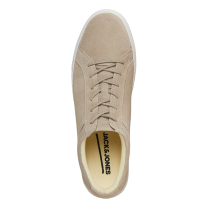 Taupe - Pack Shot - Jack And Jones Mens Galaxy Suede Trainers