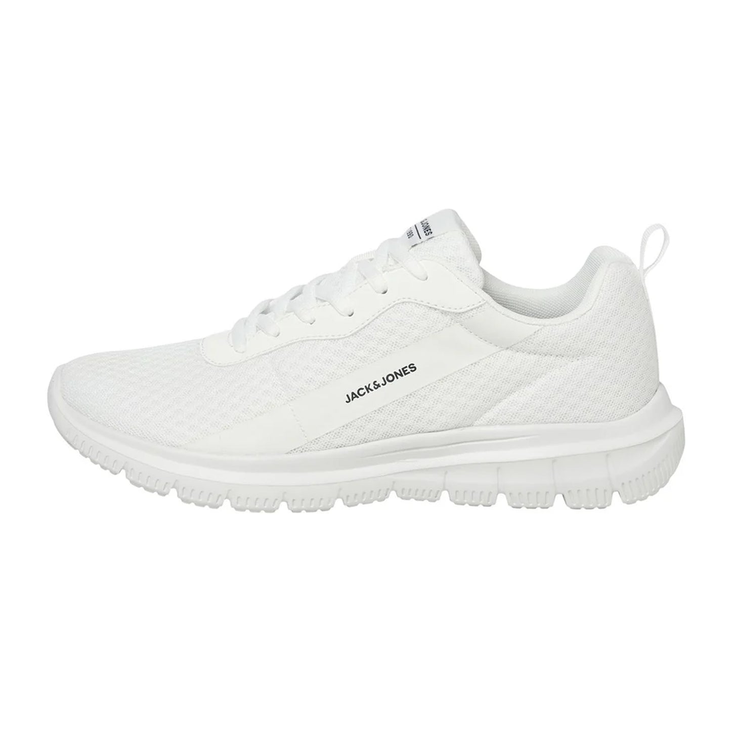 Bright White - Back - Jack And Jones Mens Taylor Mesh Trainers