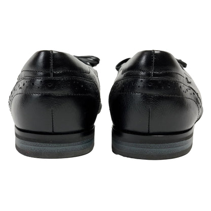 Black - Back - POD Womens-Ladies Priya Ballet Leather Flats