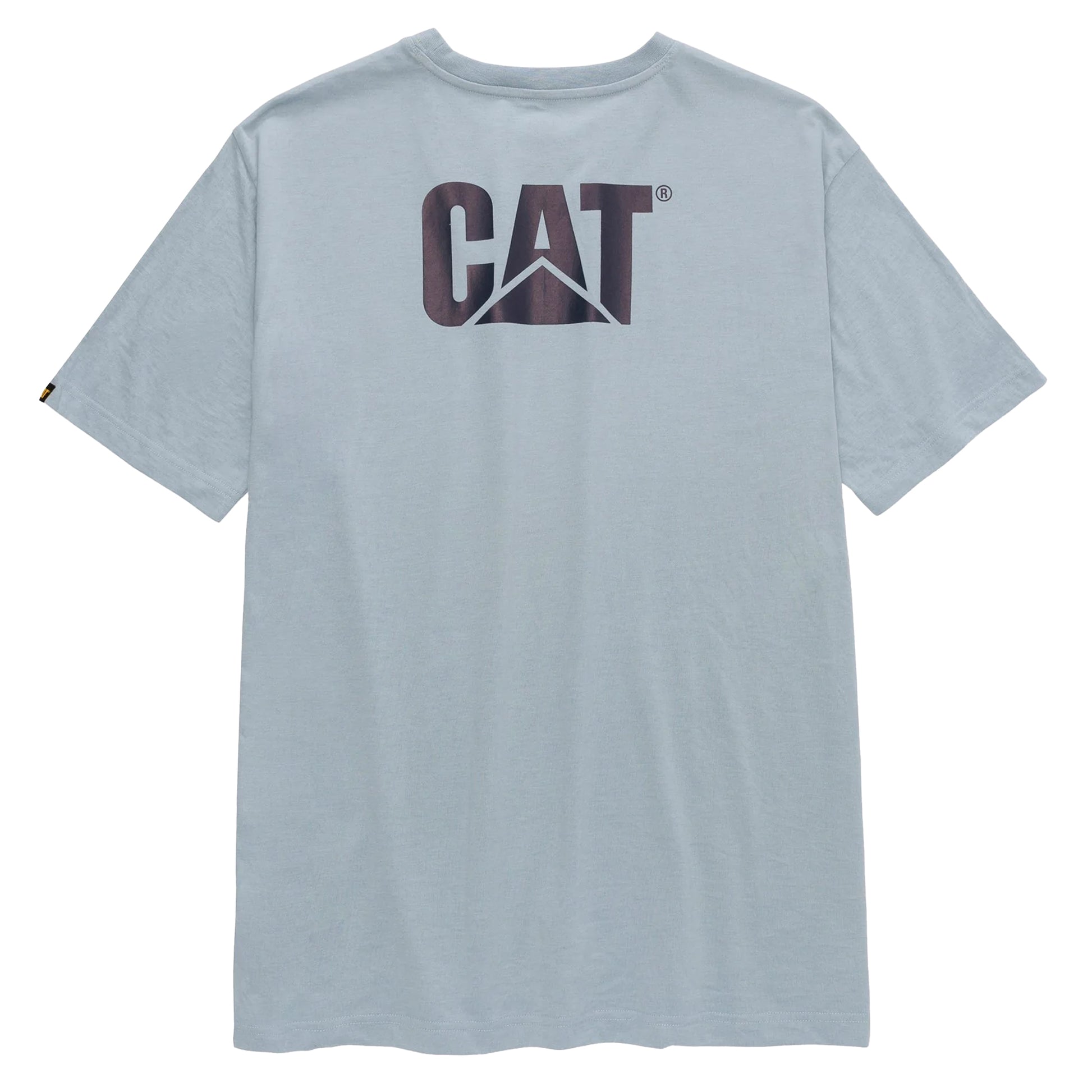 Blue Fog Heather - Back - Caterpillar Mens Trademark T-Shirt