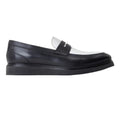 Black-White - Lifestyle - Base London Mens Sid Leather Penny Loafers