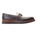 Brown-Beige - Lifestyle - Base London Mens Sid Leather Penny Loafers