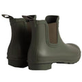 Dark Olive - Back - Hunter Womens-Ladies Original Chelsea Boots