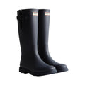 Navy - Front - Hunter Mens Downpour Adjustable Wellington Boots